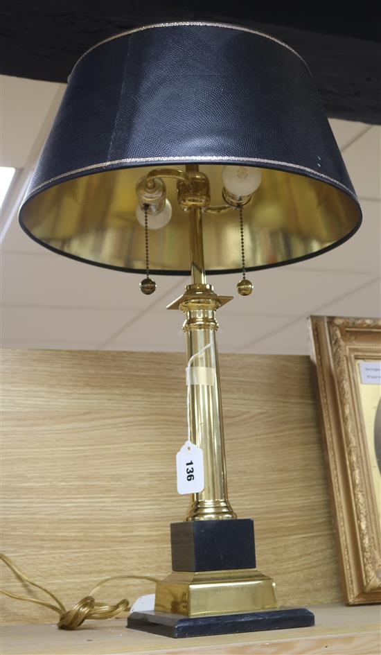 A table lamp height 69cm